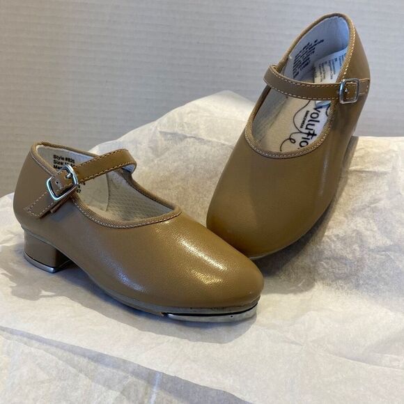 Revolution Dancewear Tap Dance Shoes Girl’s 11.5ch - Picture 4 of 11
